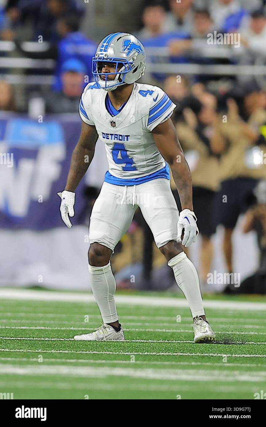 Dj Reed Interception Detroit Lions cornerback D.J. Reed (4) plays defense during an NFL ...
