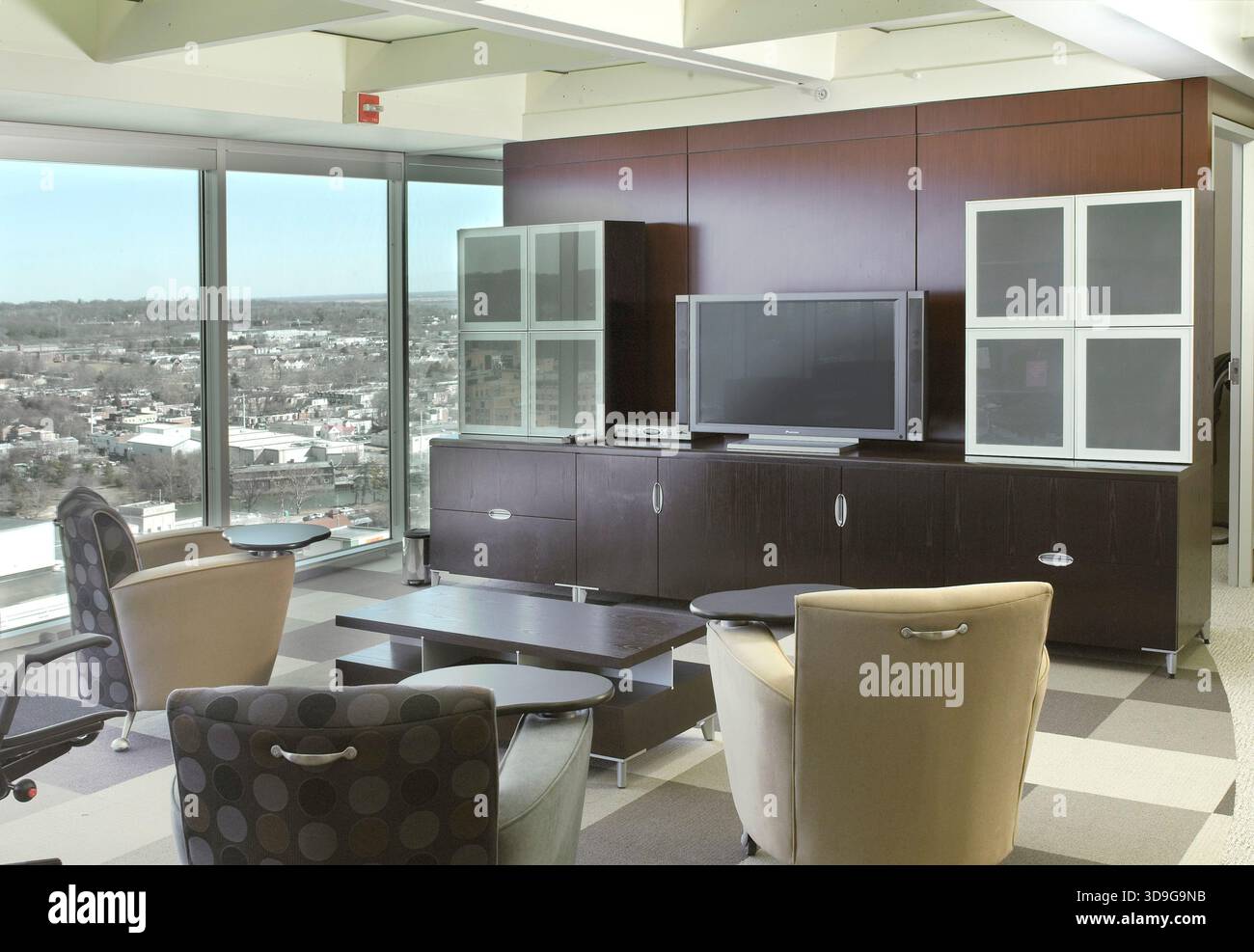 Modern open office concept, USA Stock Photo