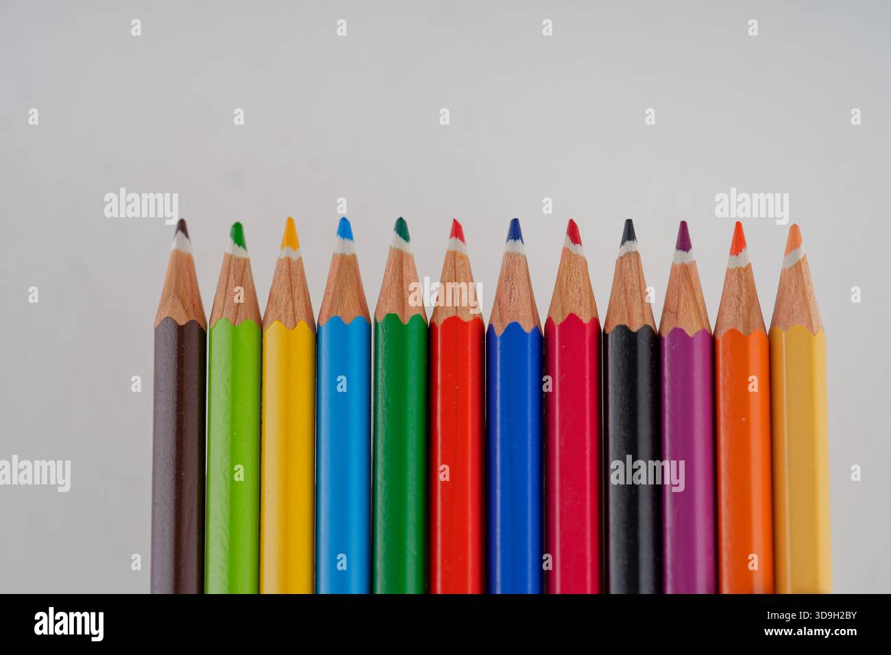 Colored pencils Stock Photo