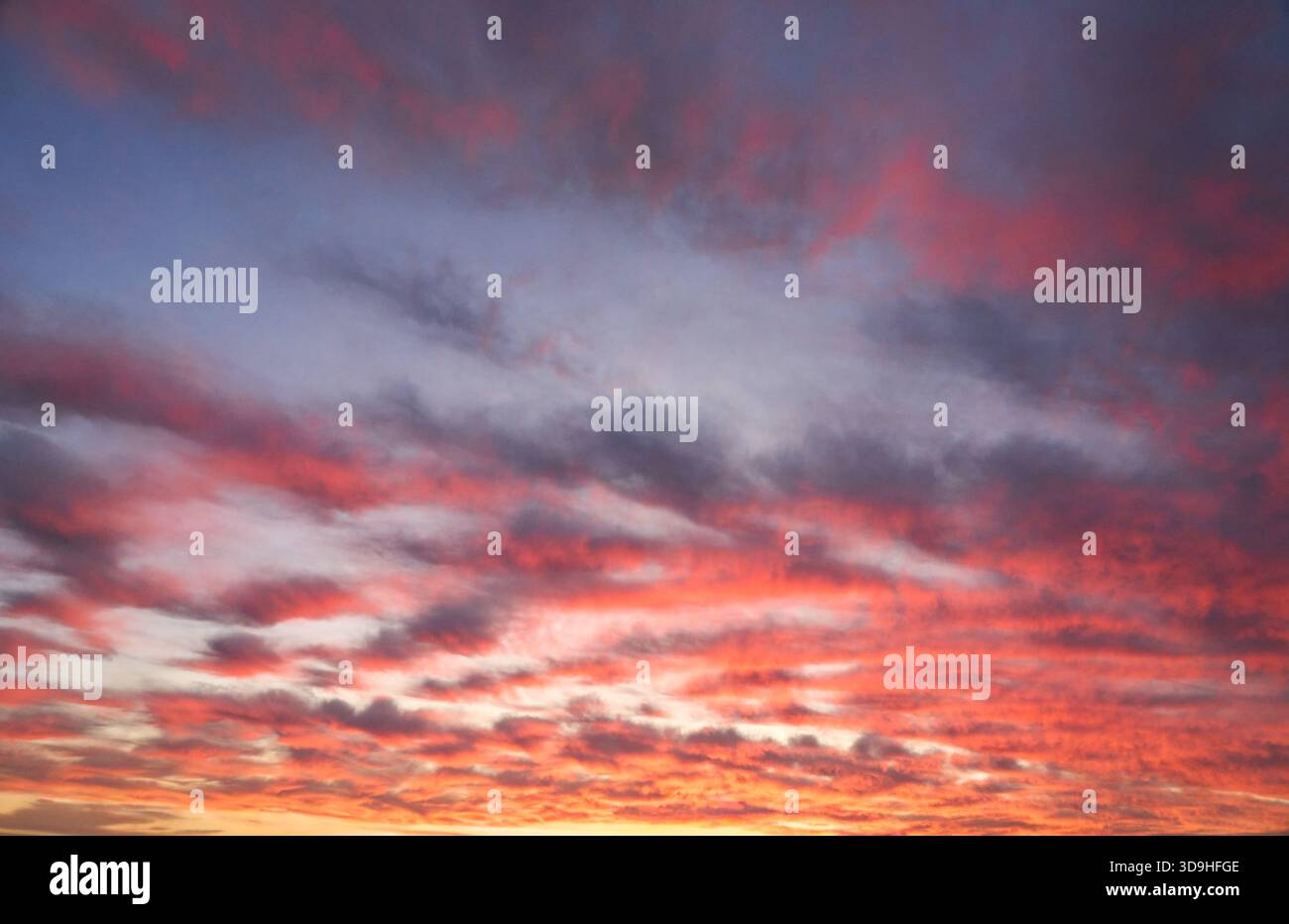 Clouds, sunset Stock Photo