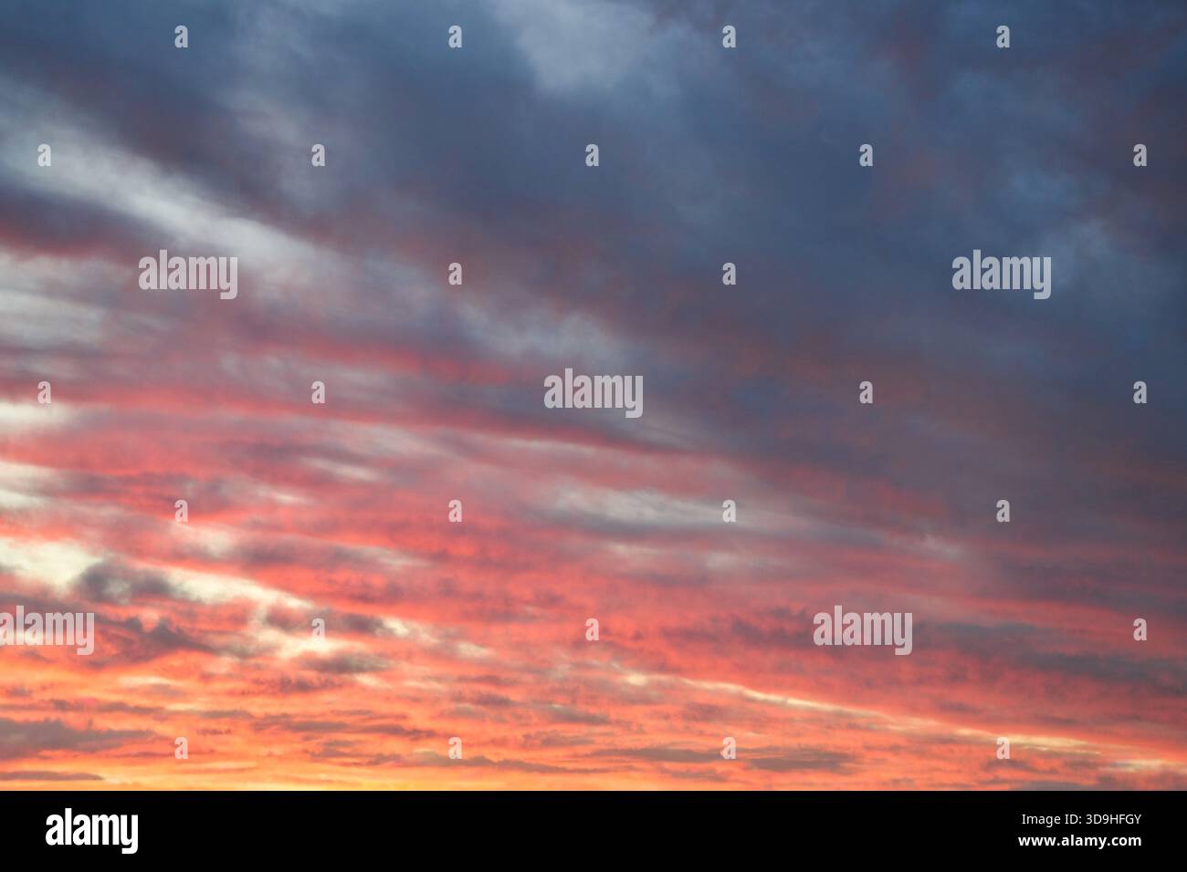 Clouds, sunset Stock Photo