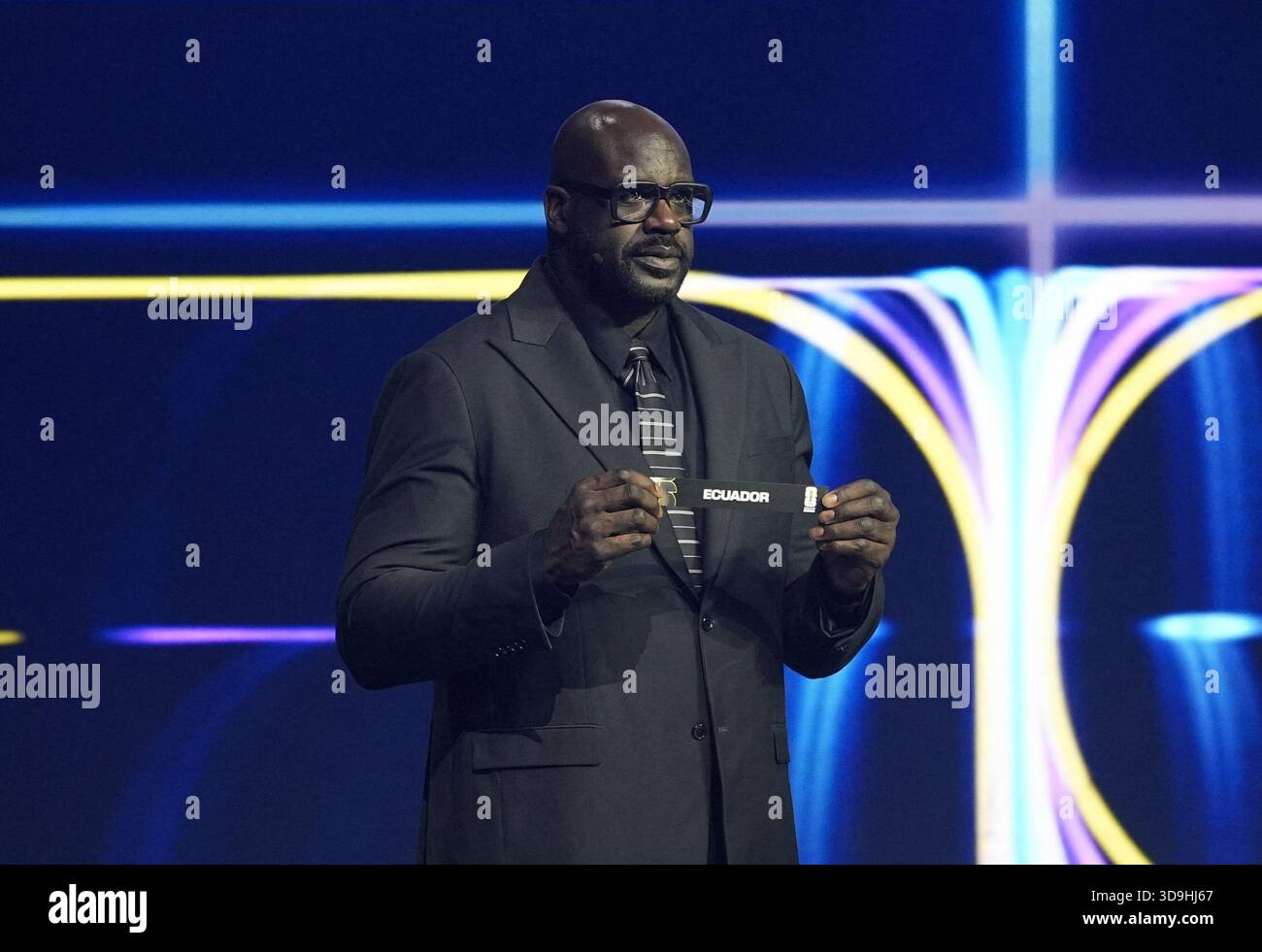 Shaq Draw Draw assistant Shaquille O'Neal aka Shaq during the draw ceremony for ...