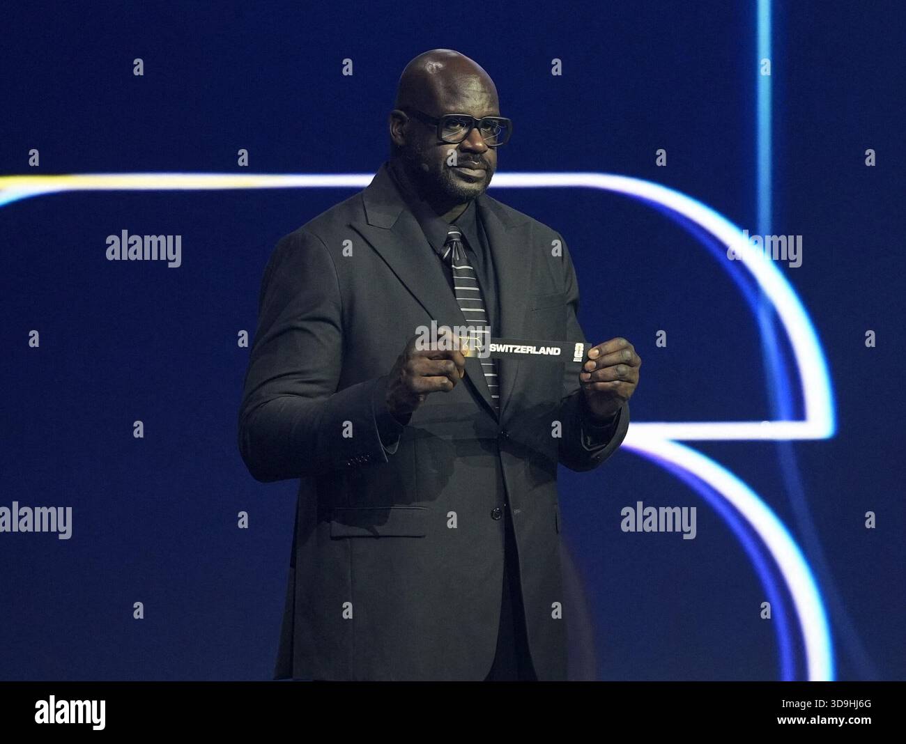 Shaq Draw Draw assistant Shaquille O'Neal aka Shaq during the draw ceremony for ...