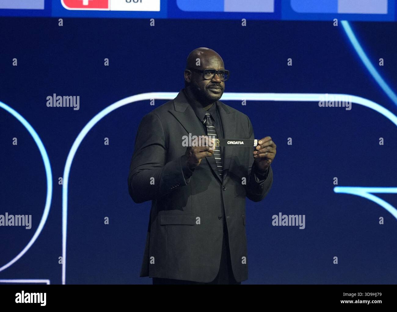 Shaq Draw Draw assistant Shaquille O'Neal aka Shaq during the draw ceremony for ...