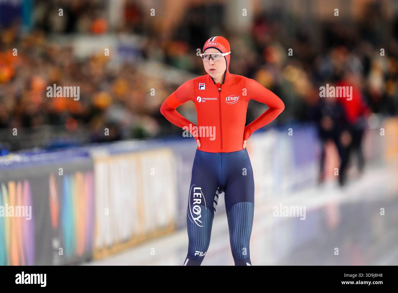 HEERENVEEN, NETHERLANDS - DECEMBER 5: Ragne Wiklund of Norway during ...
