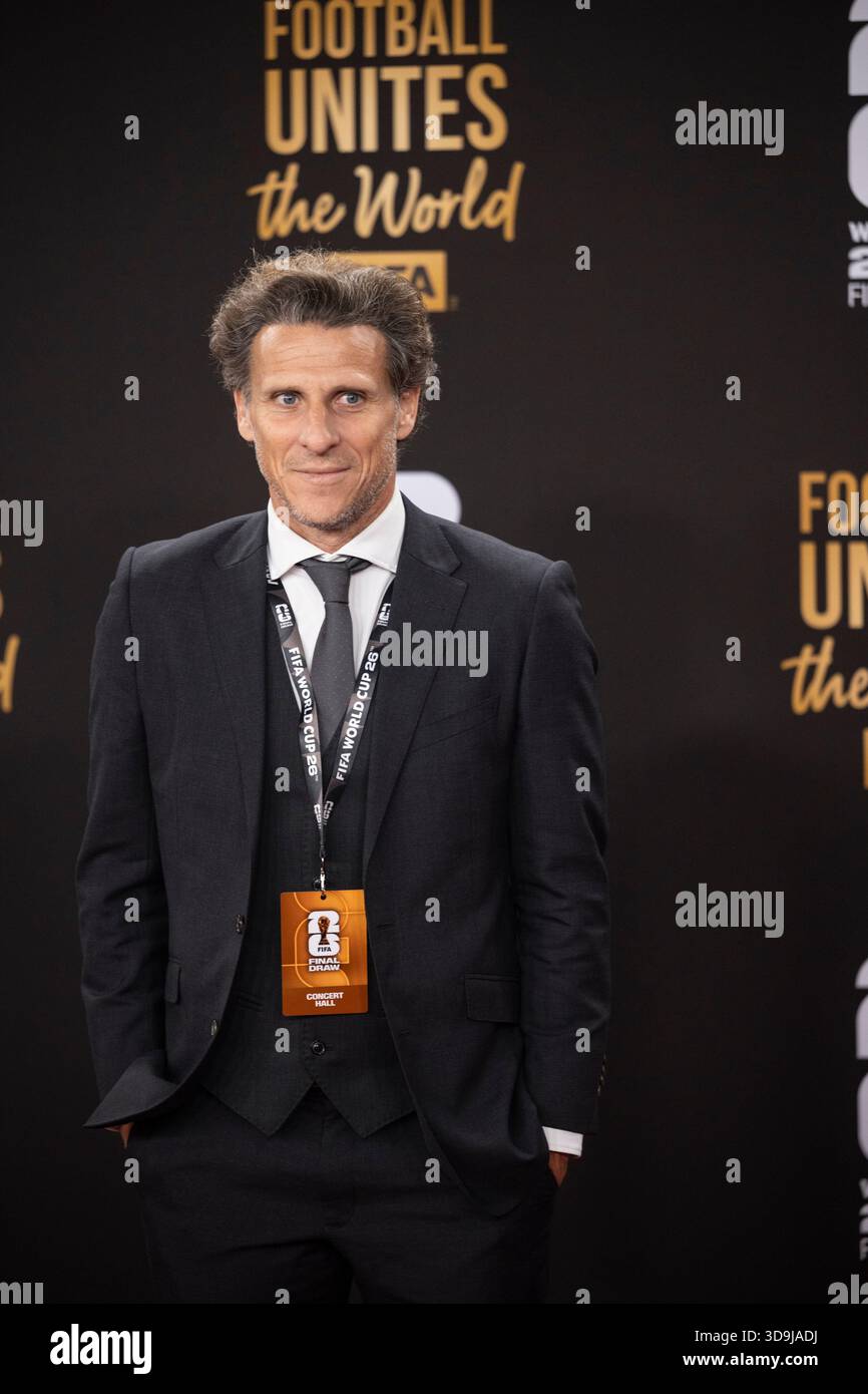 Diego Forlan attends a red carpet event ahead of the Final Draw for the ...