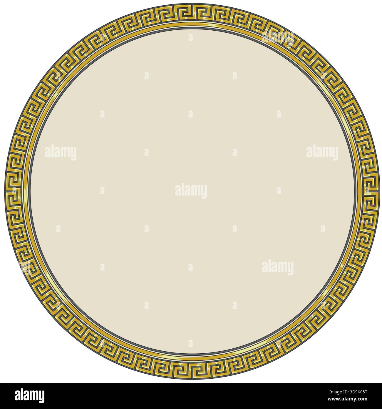Ancient Greek style frame, Greek amphora style frame Stock Vector Image ...