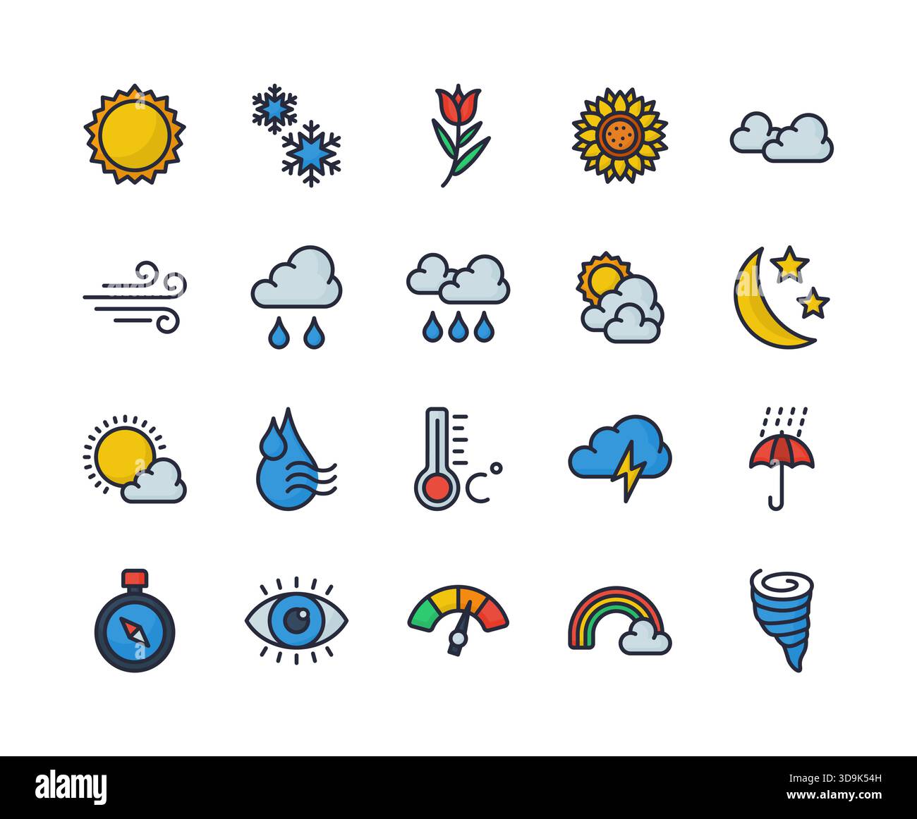 Rain gauge winter Stock Vector Images - Alamy