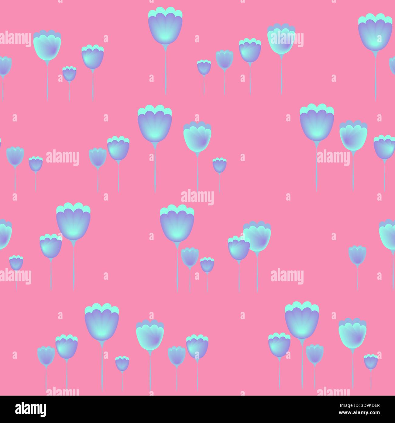 seamless pattern without background - colorful butterflies Stock Vector