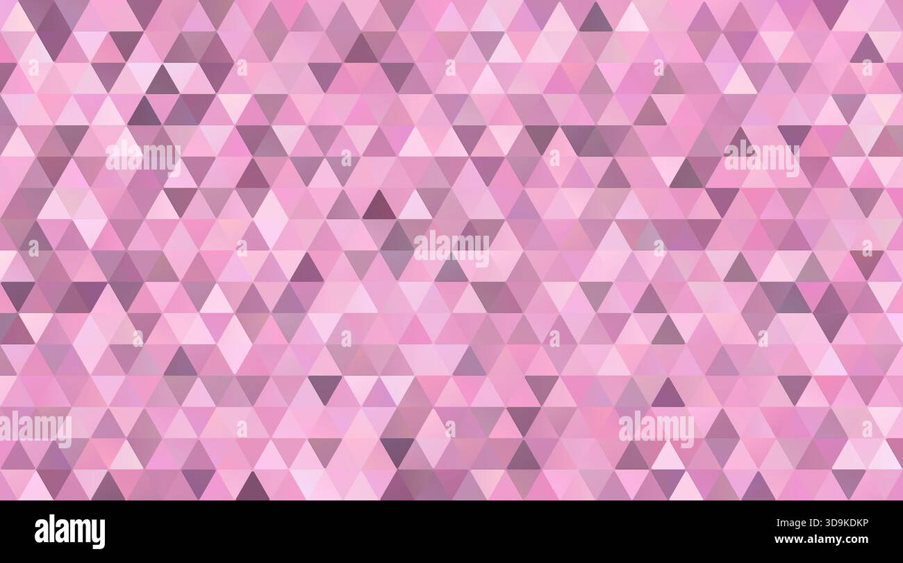 Pink Rounded Triangle Abstract background of many rounded triangles in various shades of pink ...