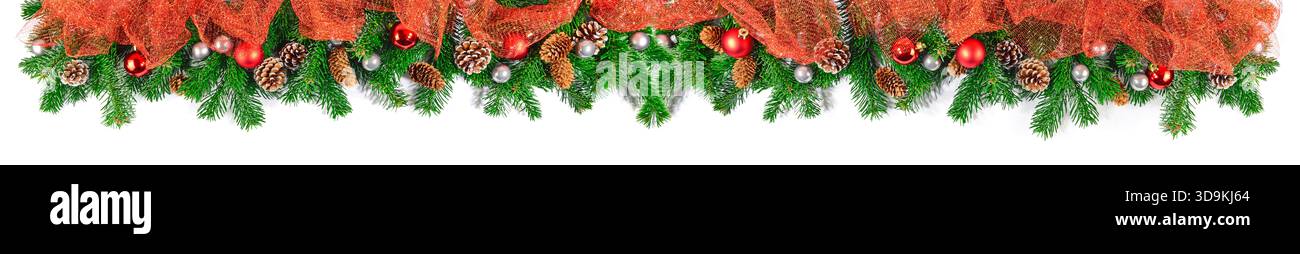 Christmas border banner wide hi-res stock photography and images - Alamy