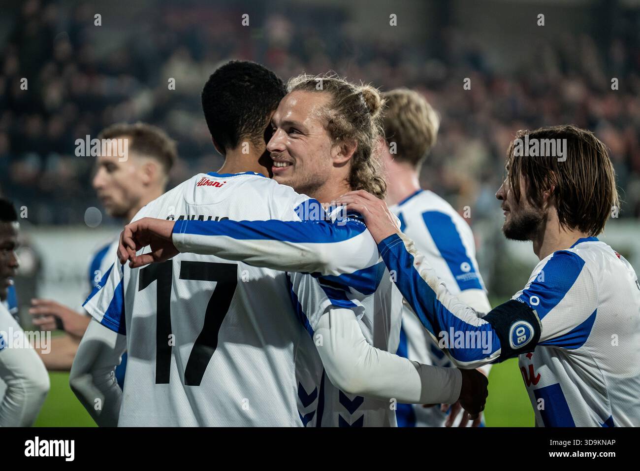 Fredericia, Denmark, 05th, December 2025. Noah Ganaus (17) of Odense BK ...