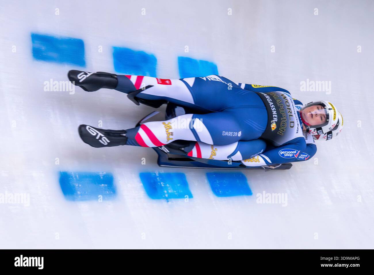 06 December 2025, North Rhine-Westphalia, Winterberg: Luge: World Cup ...