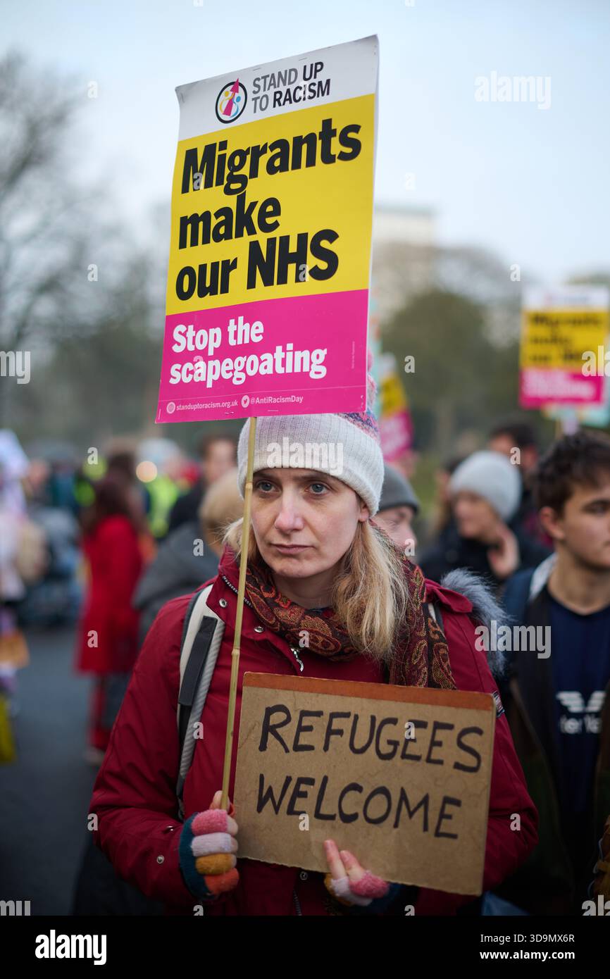 Falkirk Scotland, UK 06 December 2025. Hundreds of protesters from ...