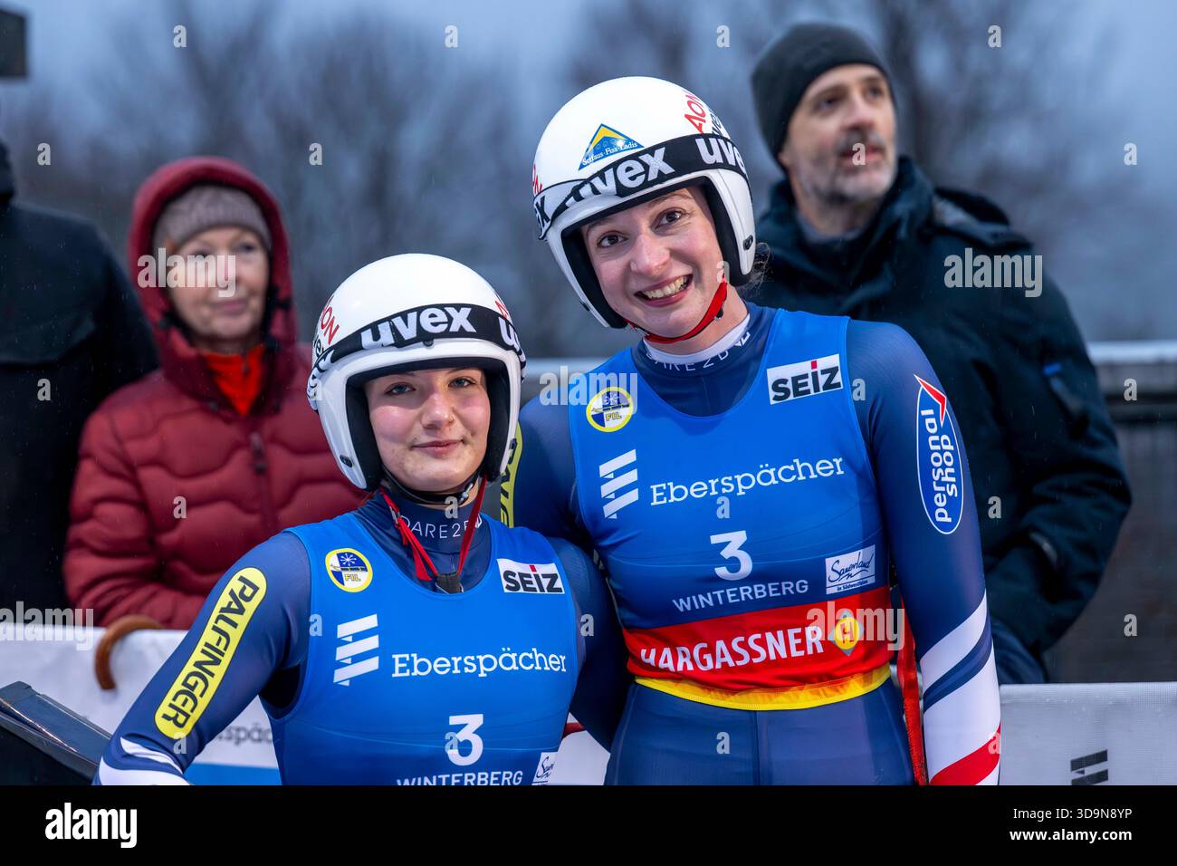 06 December 2025, North Rhine-Westphalia, Winterberg: Luge: World Cup ...