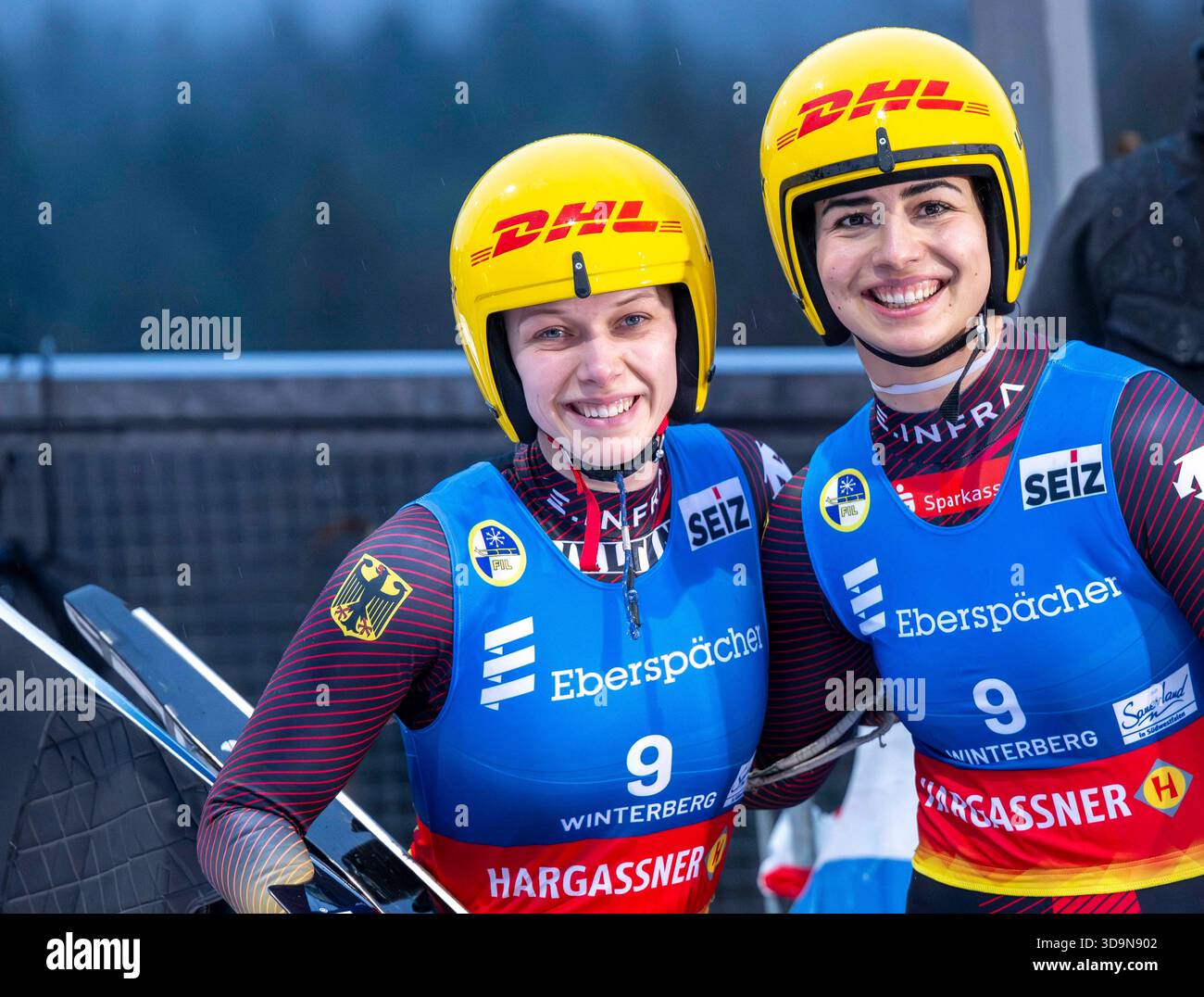 06 December 2025, North Rhine-Westphalia, Winterberg: Luge: World Cup ...