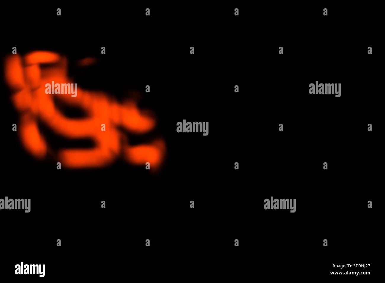 Abstract red orange light effect and Grainy Texture Background with Subtle Spotlight defocused effect. High quality. Stock Photo
