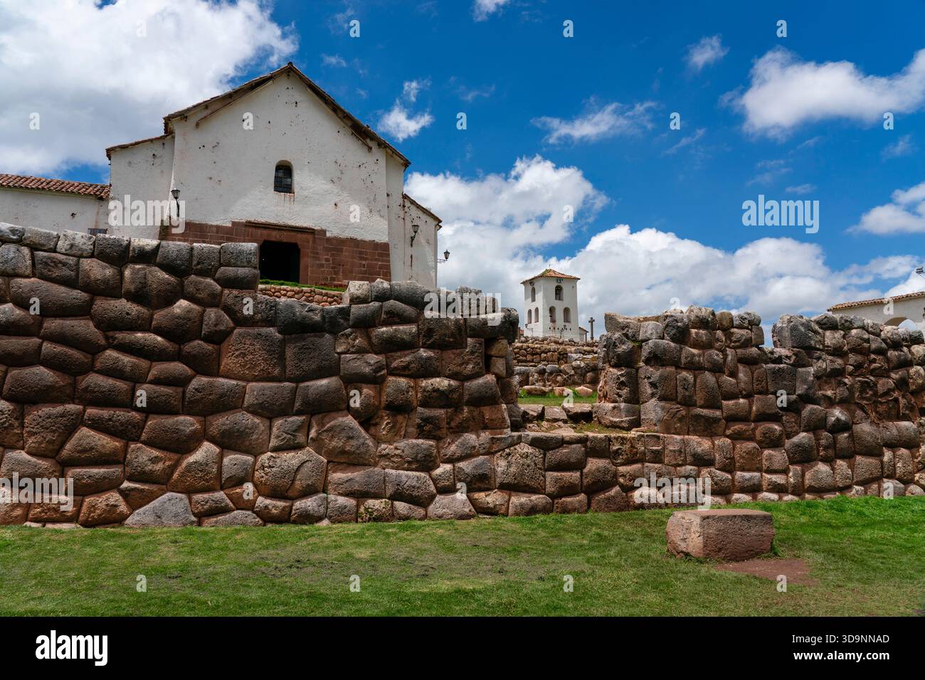 Chinchero archaeological site, Chinchero, Peru. Stock Photo