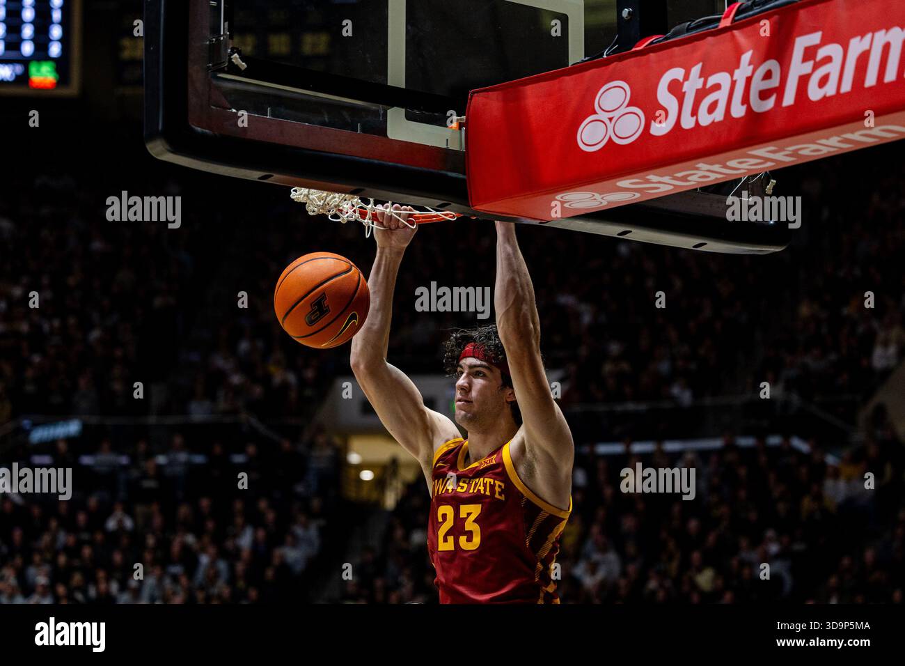 Iowa Dunks December 06, 2025: Iowa State forward Blake Buchanan (23) dunks the ...