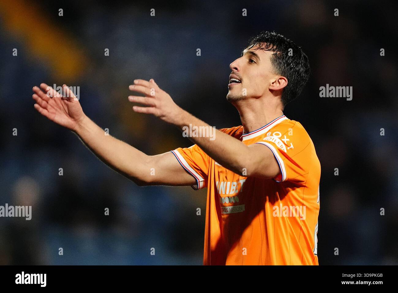 Rangers' Bojan Miovski celebrates scoring their side's second goal ...