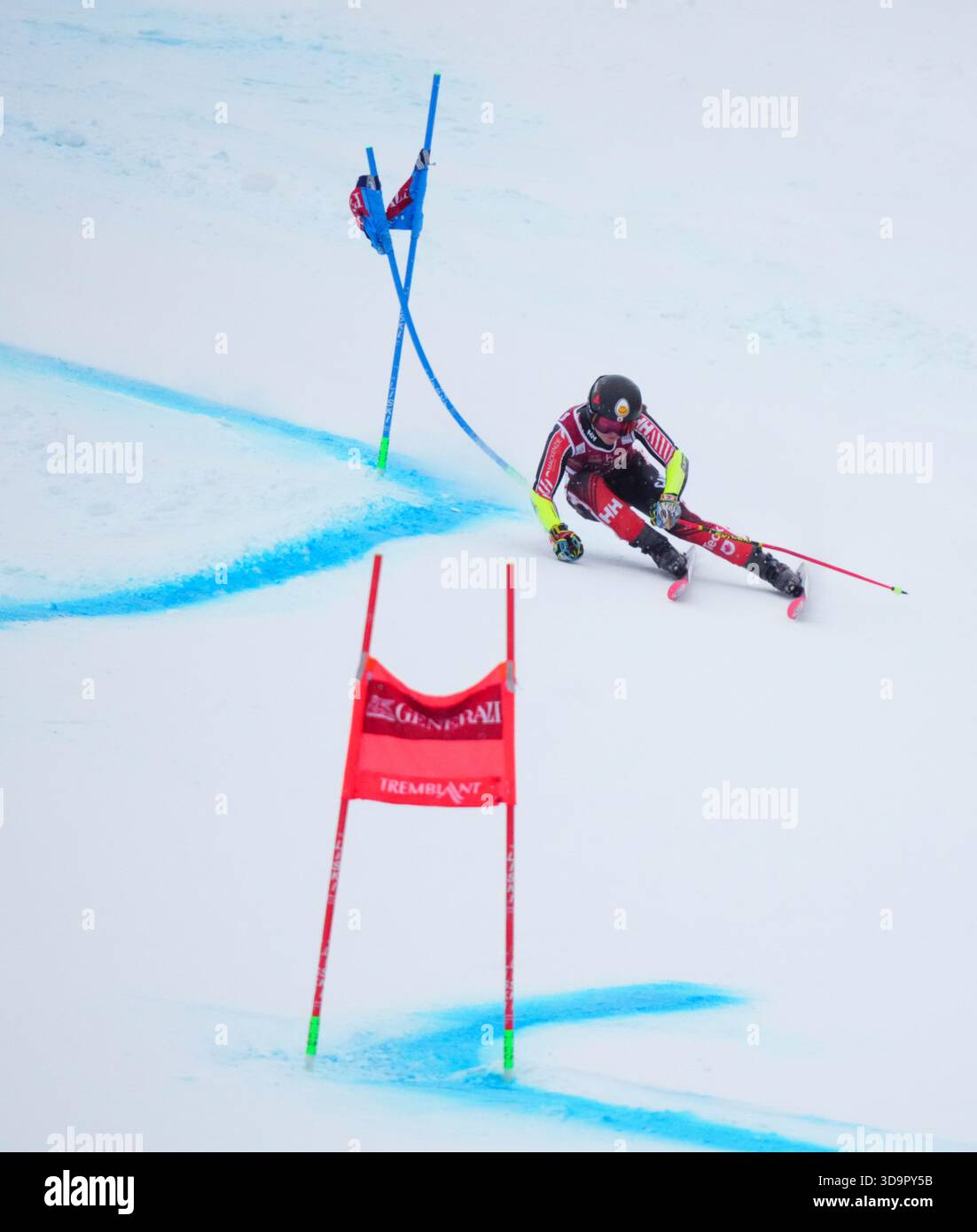 Valerie Grenier of Canada races in the second run of women's World Cup ...