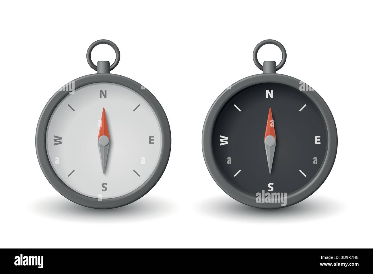 Realistic vector drawing compass hi-res stock photography and images ...