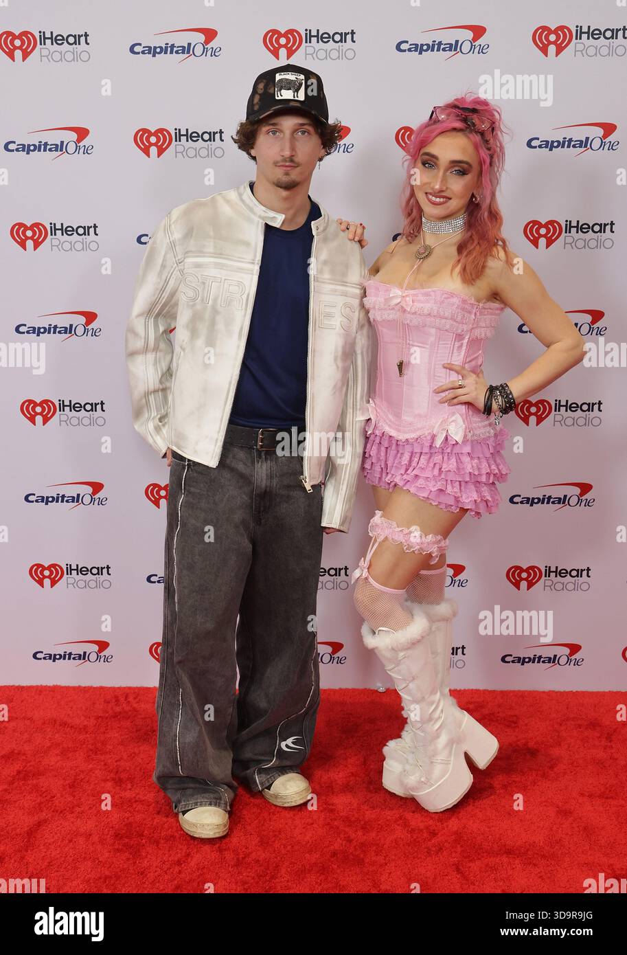 Reif Harrison, McKenzi Brooke attend iHeartRadio 102.7 KIIS FM's Jingle ...