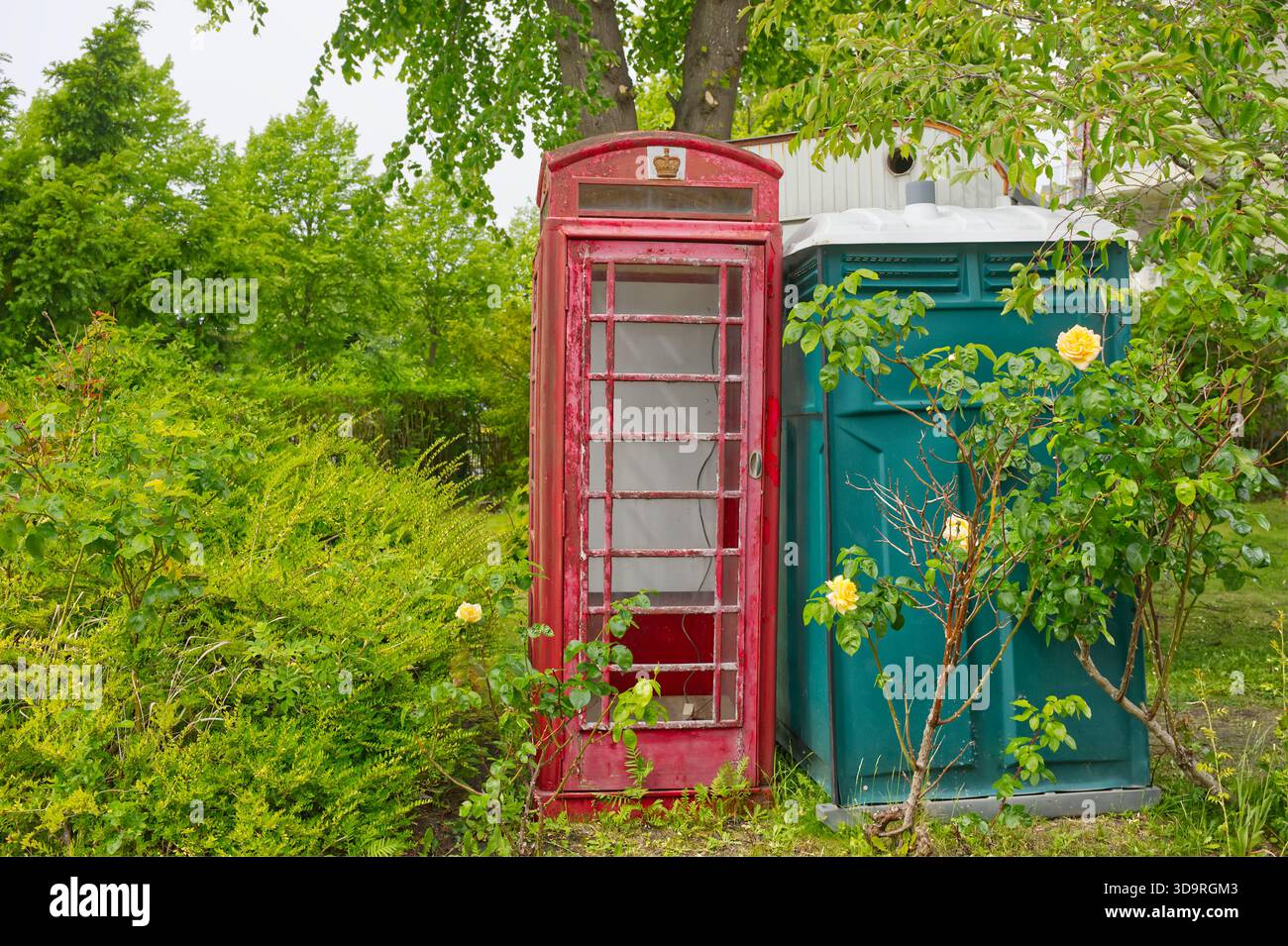 Portable phone booth hi-res stock photography and images - Alamy