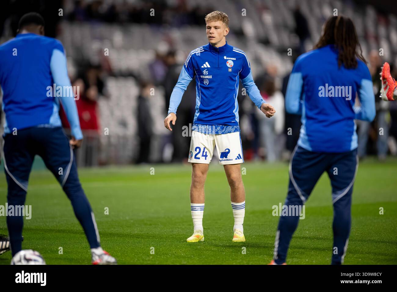 Lucas Hogsberg of Strasbourg during the Ligue 1 McDonald's match ...
