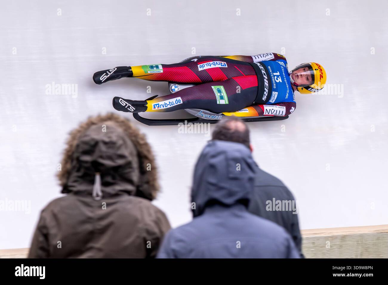 07 December 2025, North Rhine-Westphalia, Winterberg: Luge: World Cup ...