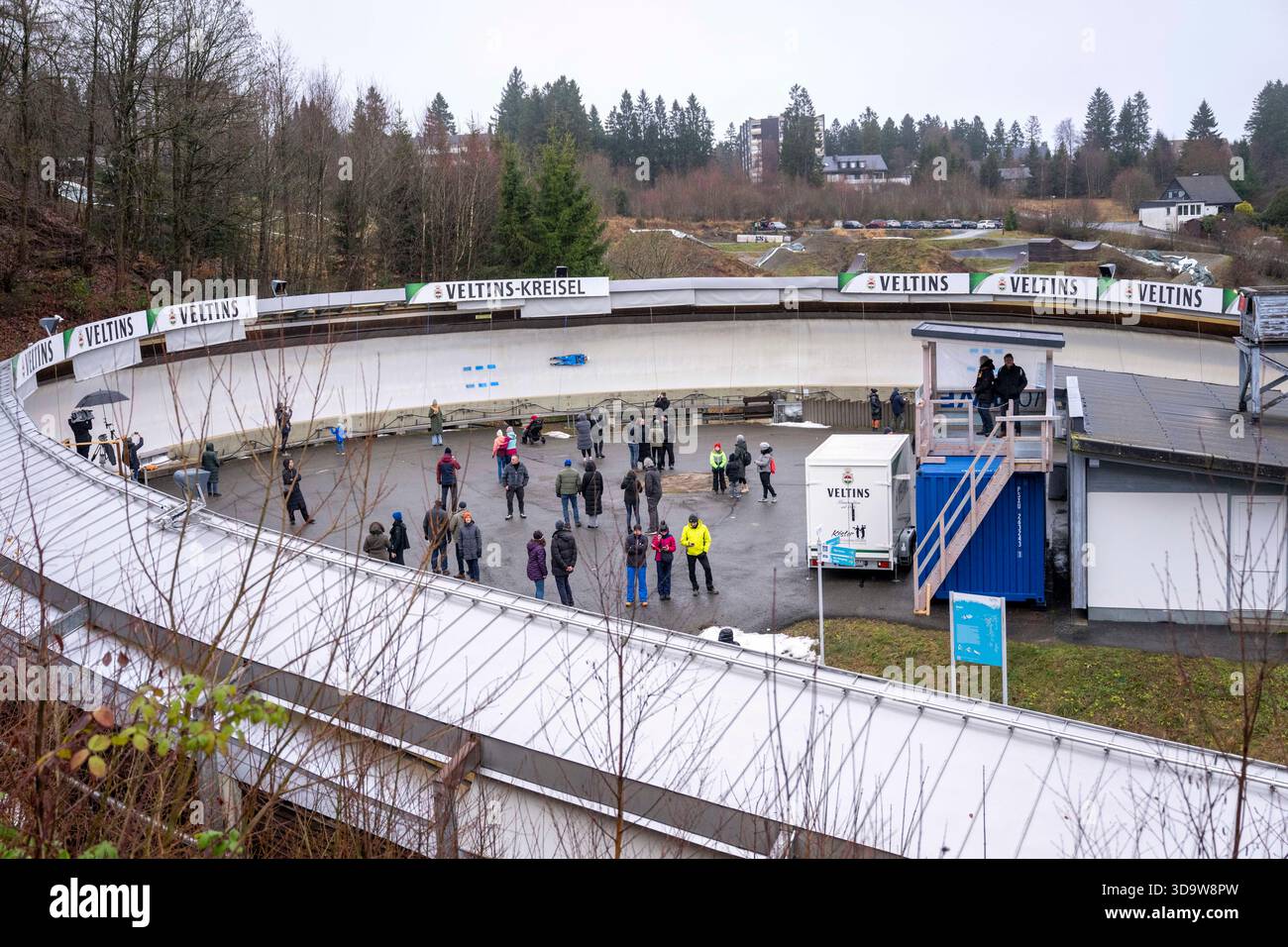 07 December 2025, North Rhine-Westphalia, Winterberg: Luge: World Cup ...