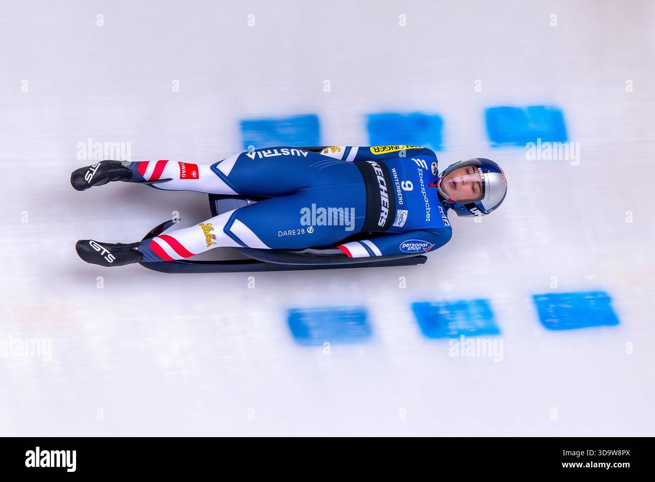 07 December 2025, North Rhine-Westphalia, Winterberg: Luge: World Cup ...
