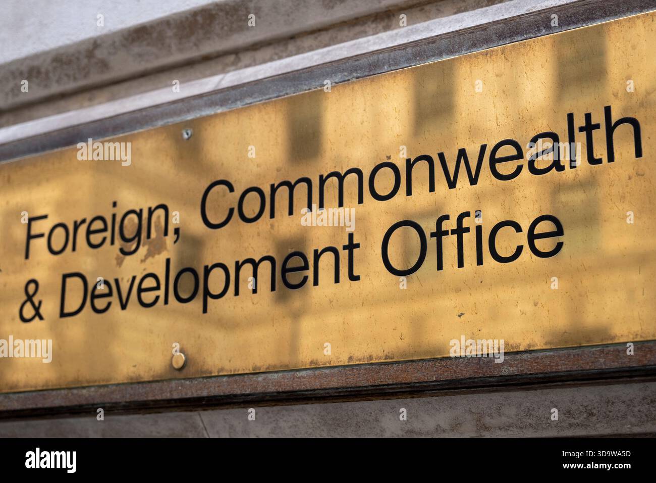 Sign for the Foreign, Commonwealth and Development Office on 4th ...