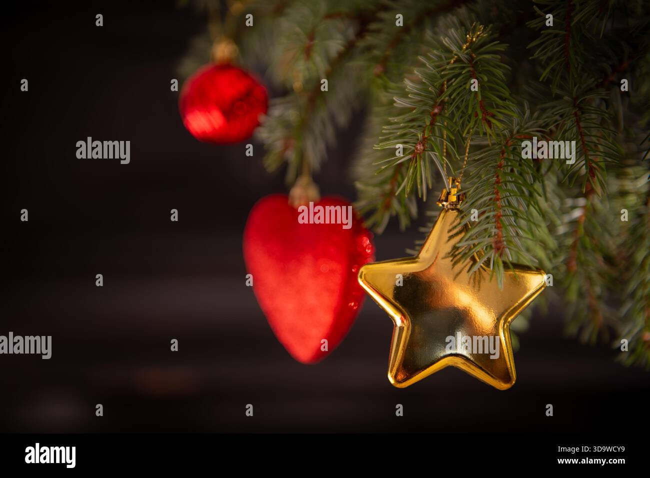 background, ball, baubles, beautiful, bright, bulbs, celebrate, celebration, christmas, christmas background, christmas tree, close up, december, deco Stock Photo