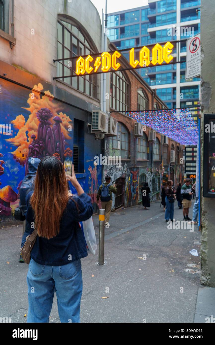 Melbourne, VIC, Australia. December 06, 2025. - A person with long hair ...