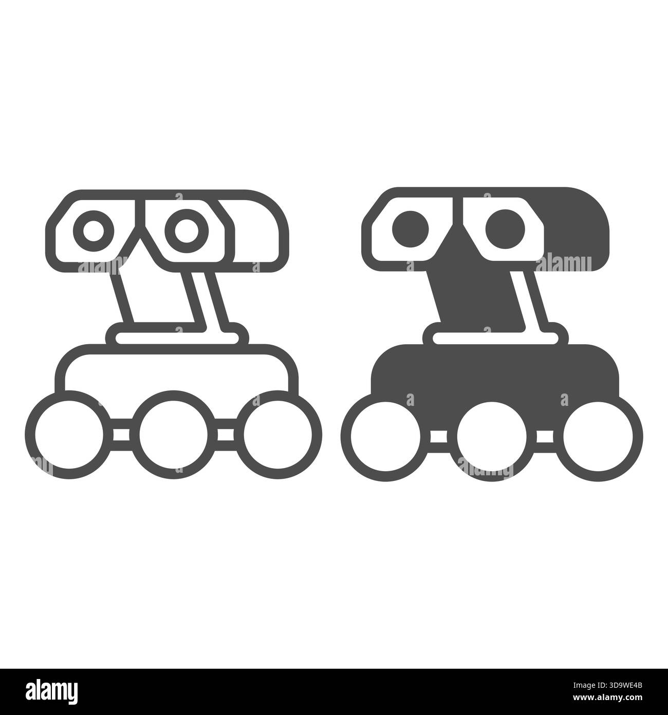 Mars rover two cameras hi-res stock photography and images - Alamy