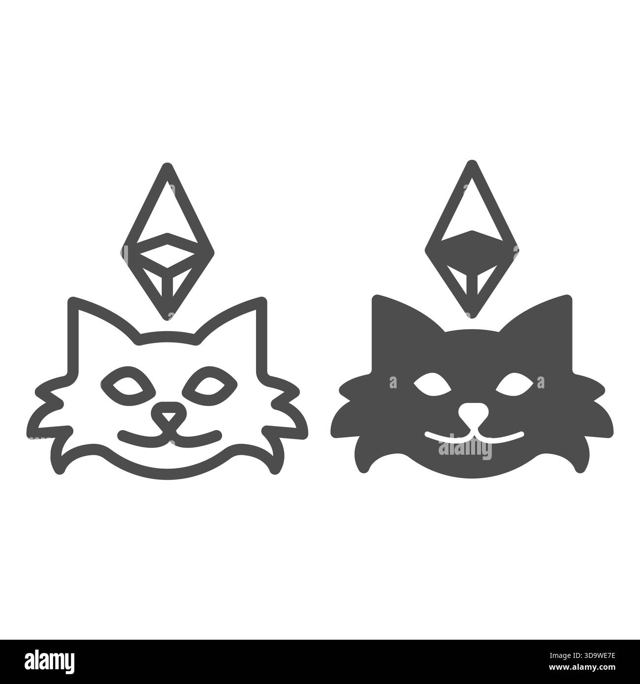 Graphics cat Black and White Stock Photos & Images - Alamy