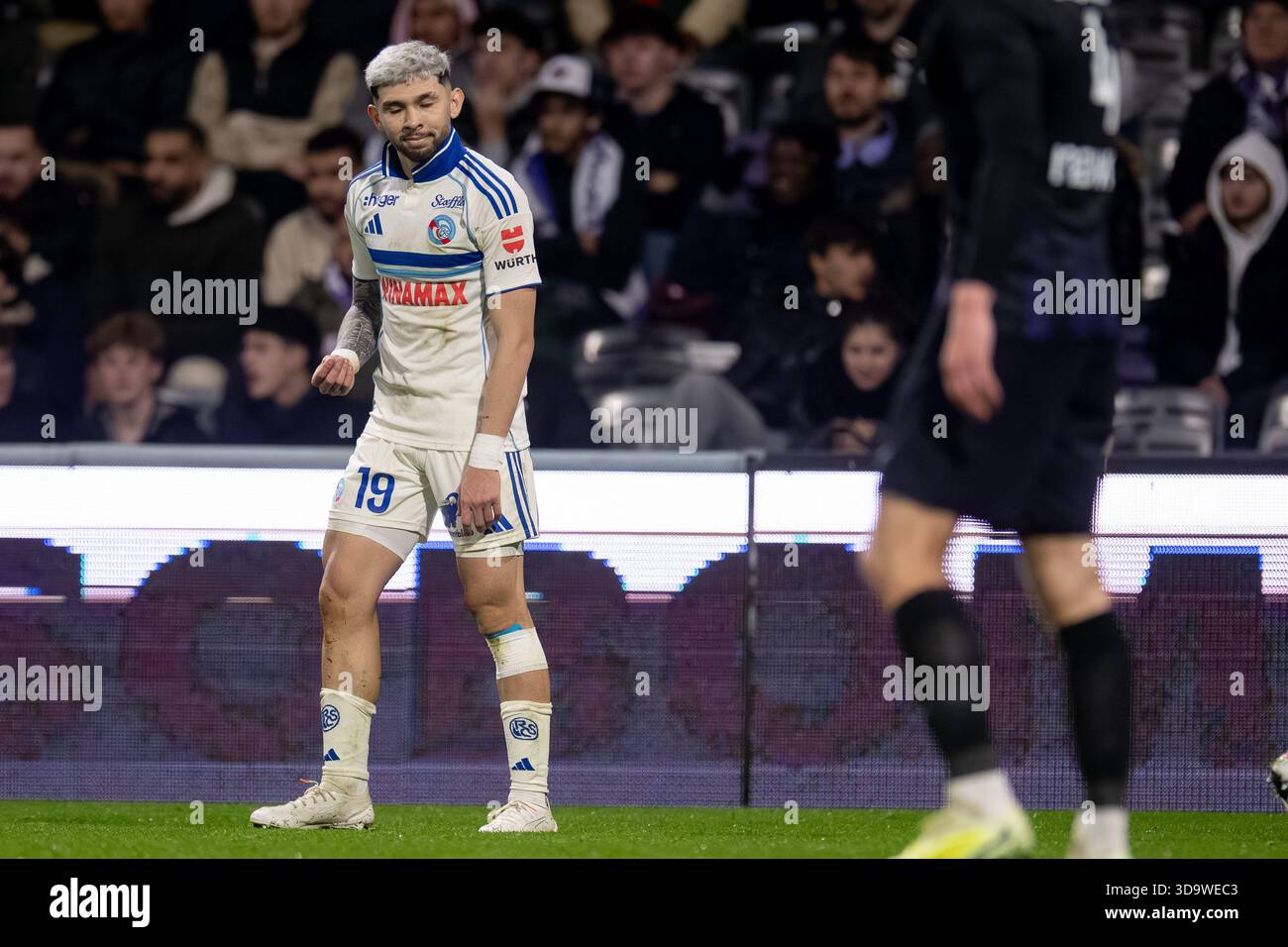 Julio Enciso of Strasbourg during the Ligue 1 McDonald's match between ...