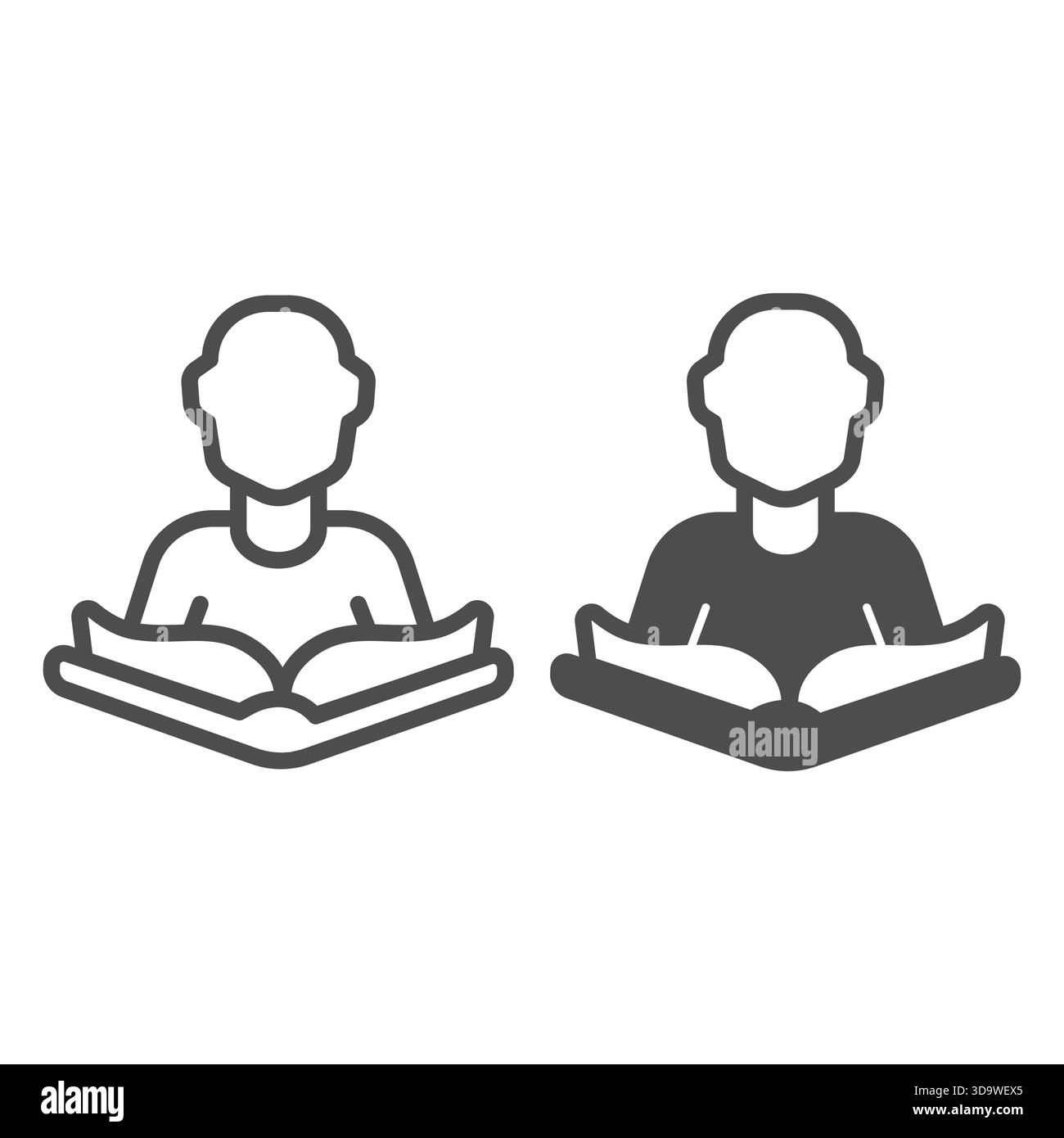 Homework icon sign symbol on Black and White Stock Photos & Images - Alamy