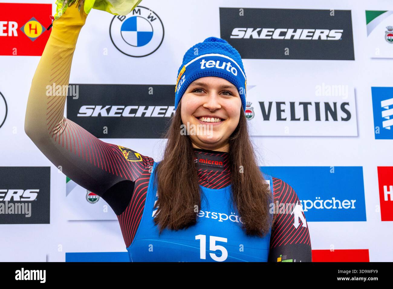 07 December 2025, North Rhine-Westphalia, Winterberg: Luge: World Cup ...
