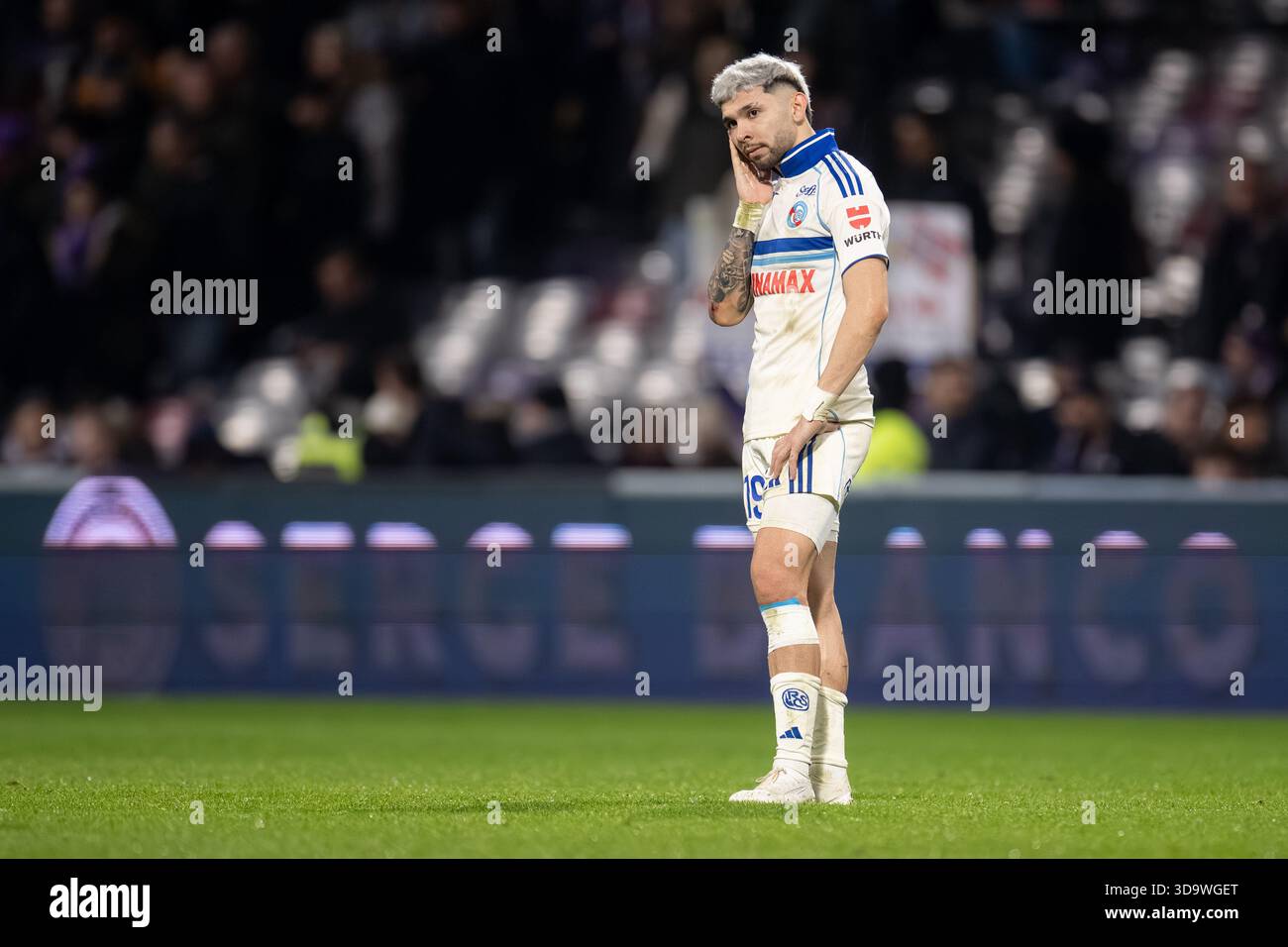 Julio Enciso of Strasbourg during the Ligue 1 McDonald's match between ...