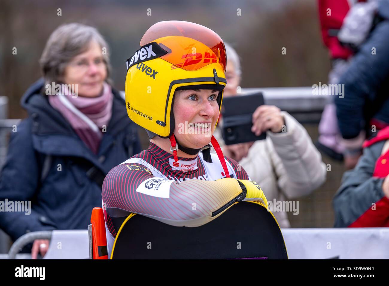 07 December 2025, North Rhine-Westphalia, Winterberg: Luge: World Cup ...