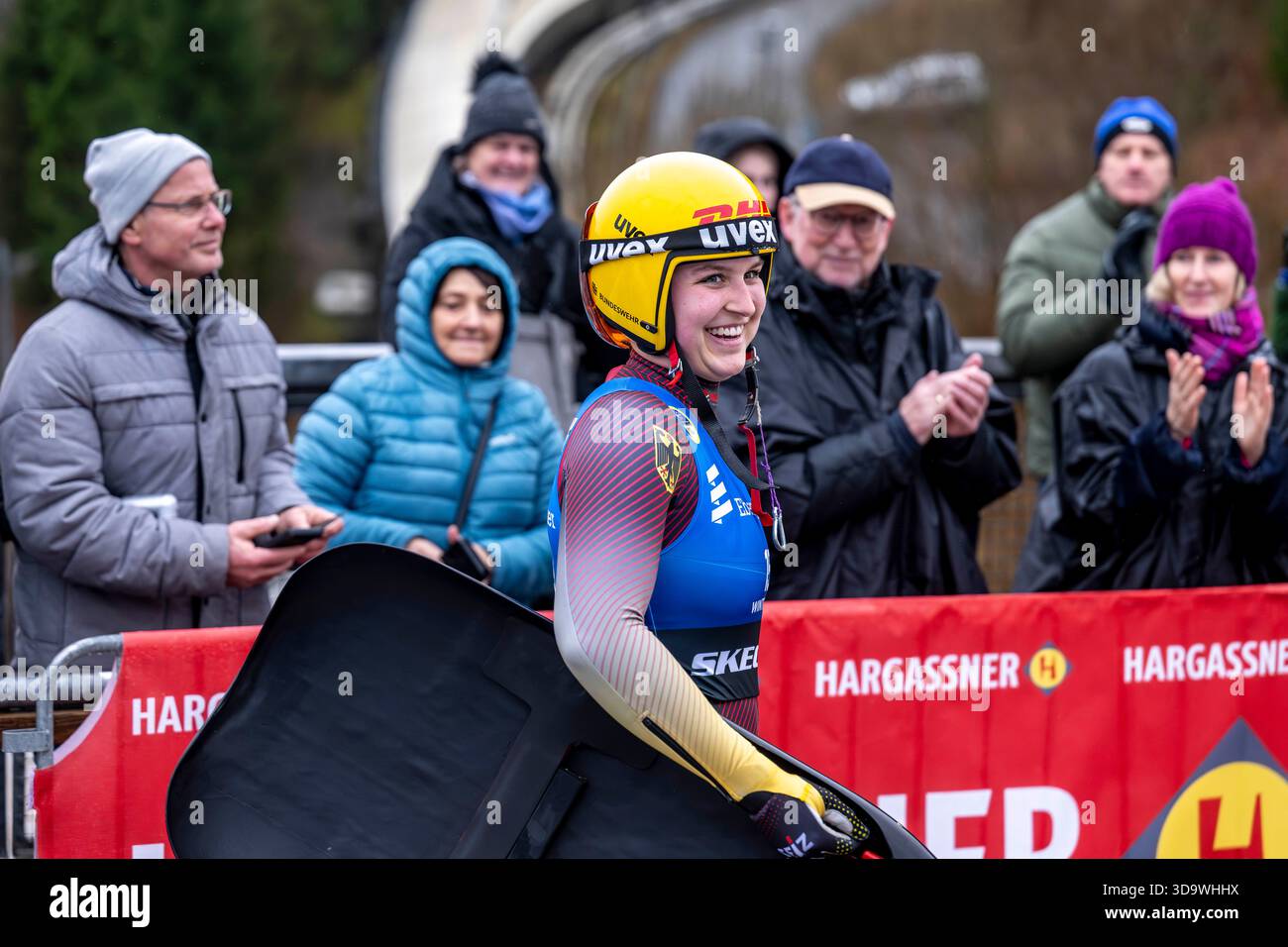 07 December 2025, North Rhine-Westphalia, Winterberg: Luge: World Cup ...