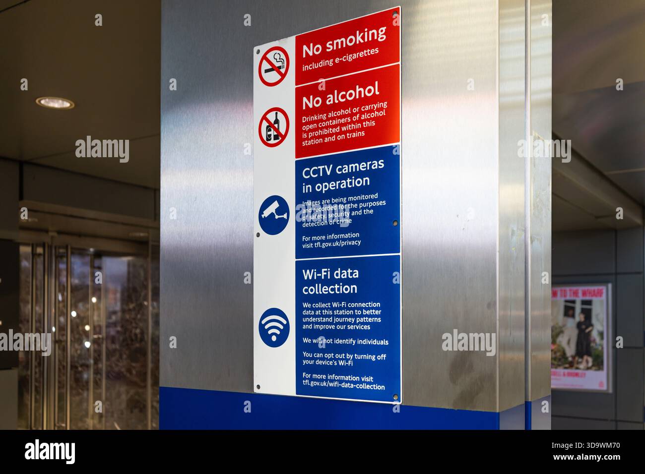 No Smoking and No Alcohol and Others Warning Prohibition Signage Stock ...