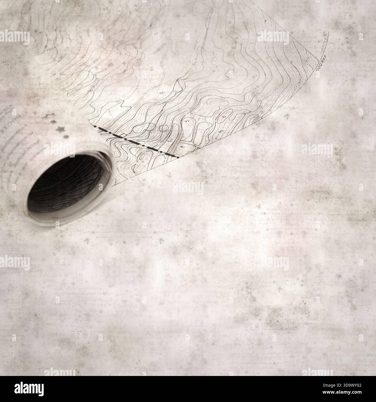 Rolled up maps hi-res stock photography and images - Alamy