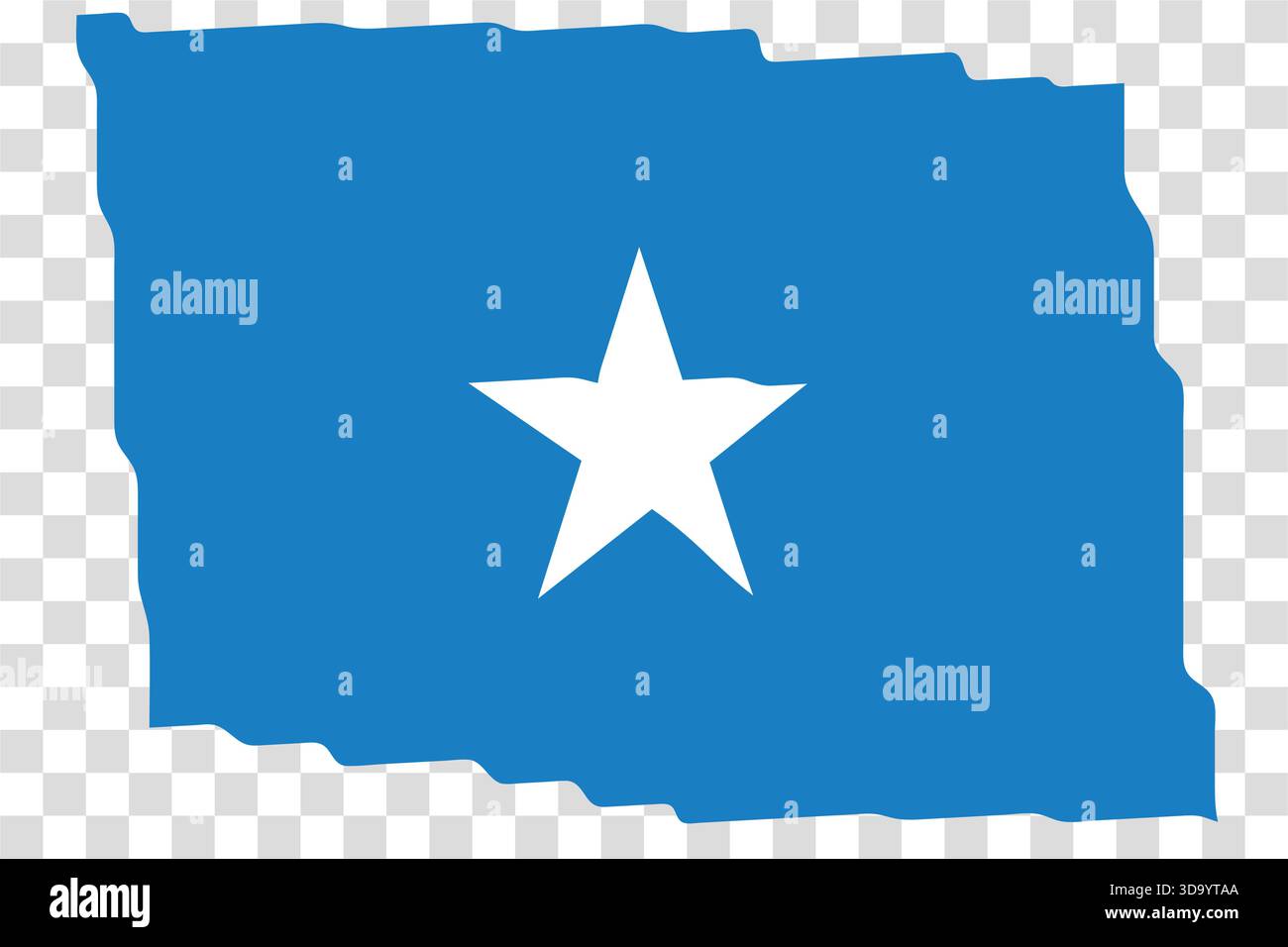 Flag of Somalia. Somali national symbol in official colors. Template ...