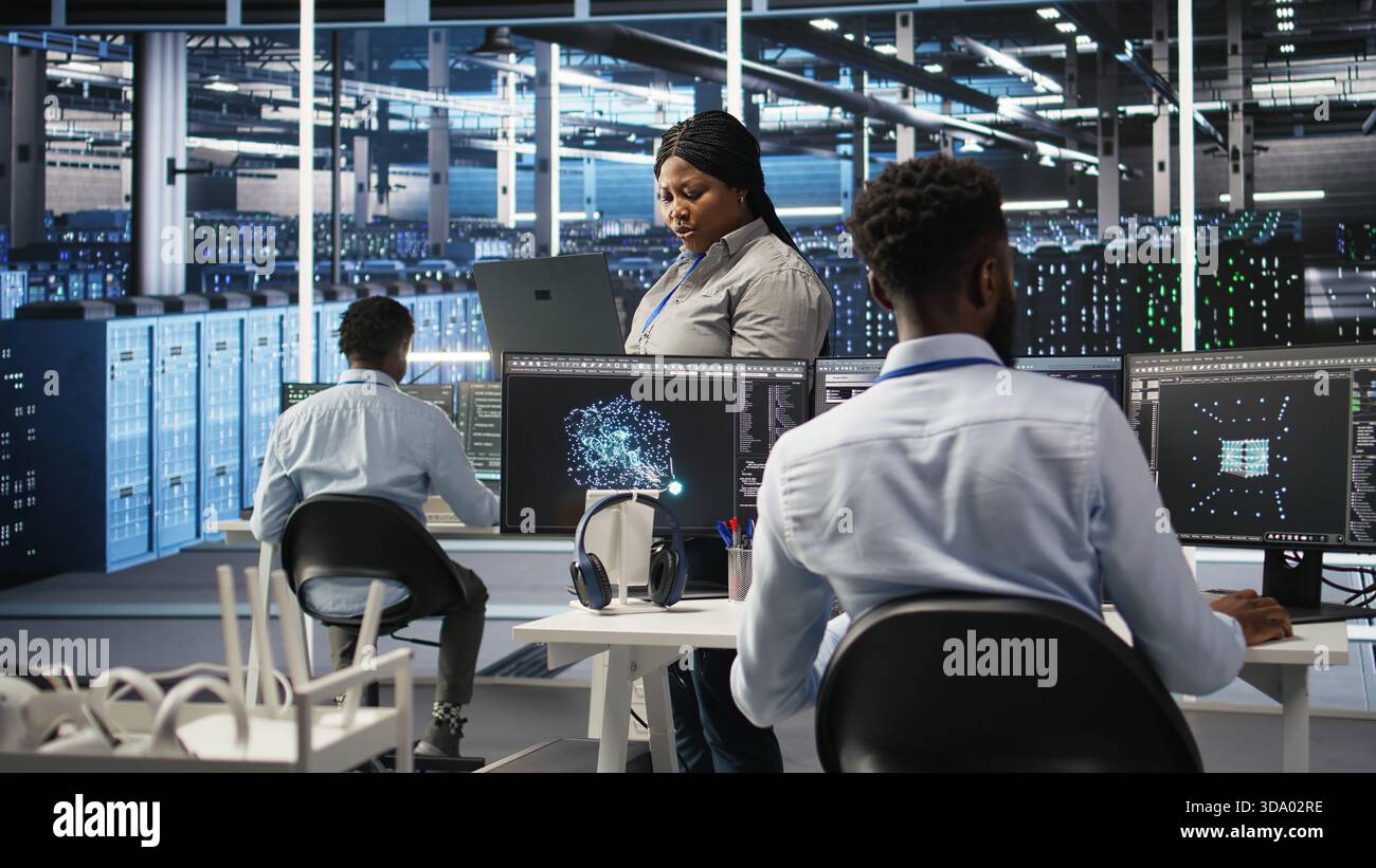 Data center computer scientists use node tree programming to identify ...