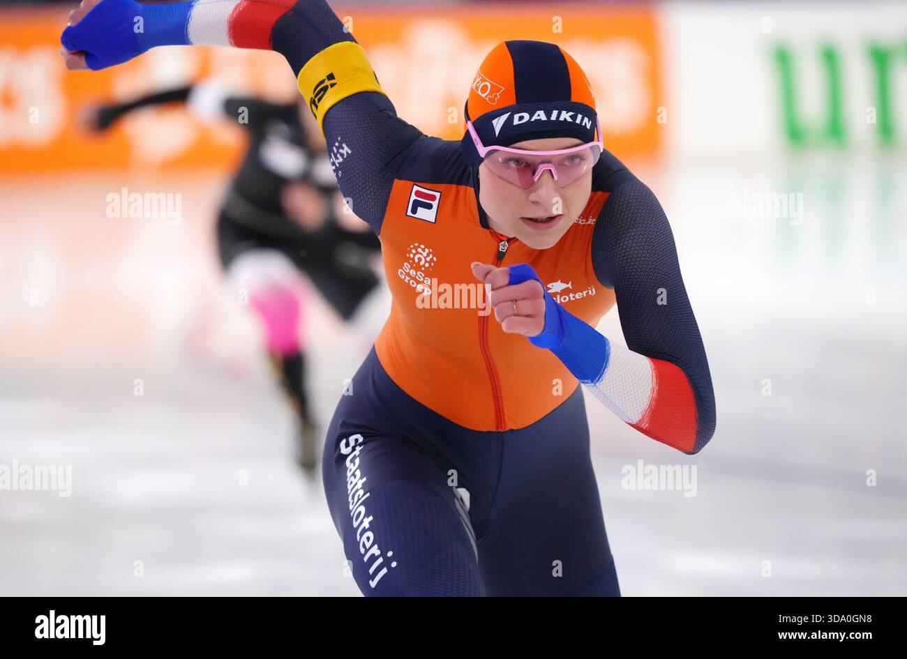 Joy Beune (NED) wint the 1500m vrouwen during ISU World Cup 3 Speed ...