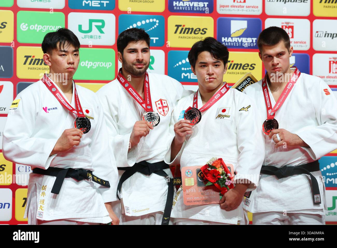 Masuchi Tokyo Gymnasium, Tokyo, Japan. 6th Dec, 2025. (L-R) Dota Arai (JPN ...