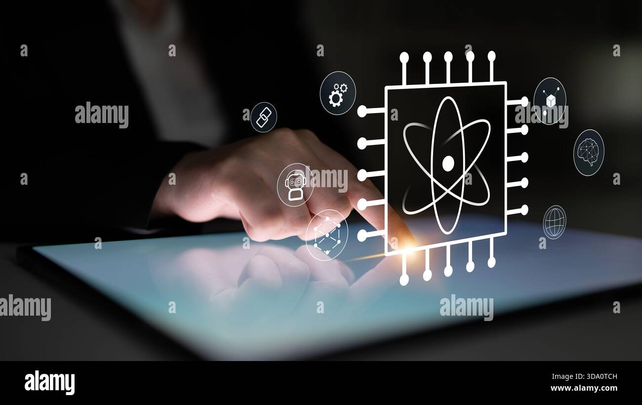 A quantum computing processor as the core of future technology. This ...